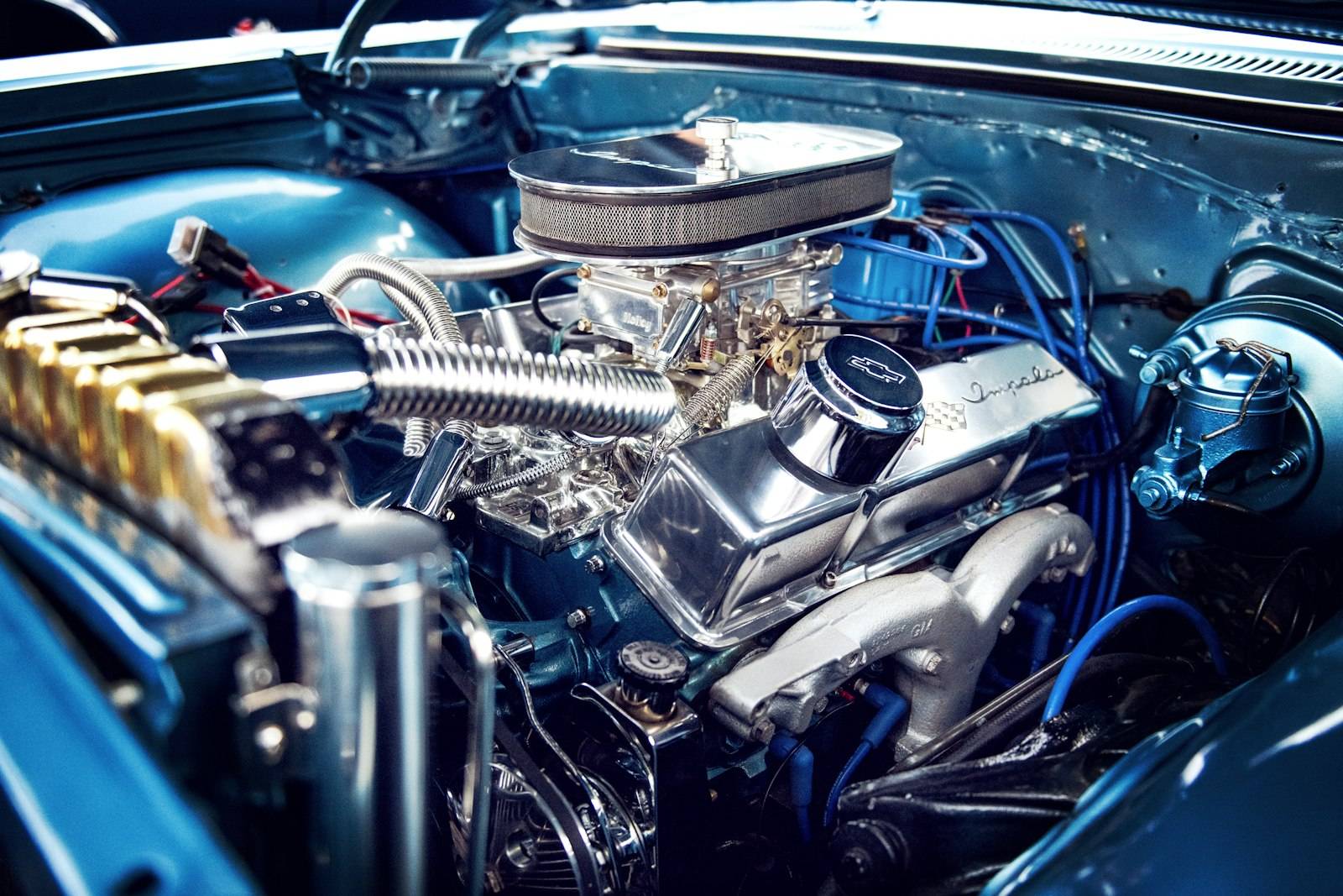 Clean engine bay