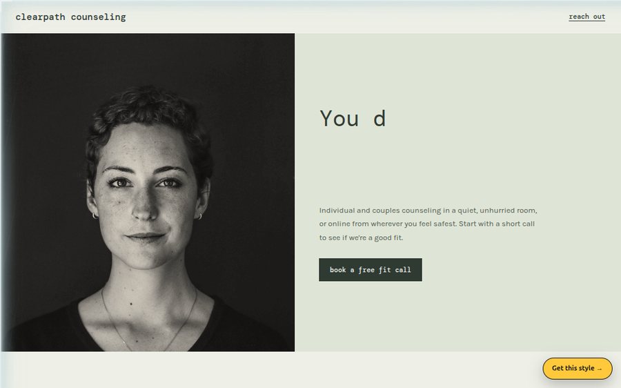 Clearpath Counseling sample website by Cheap Cheap Websites