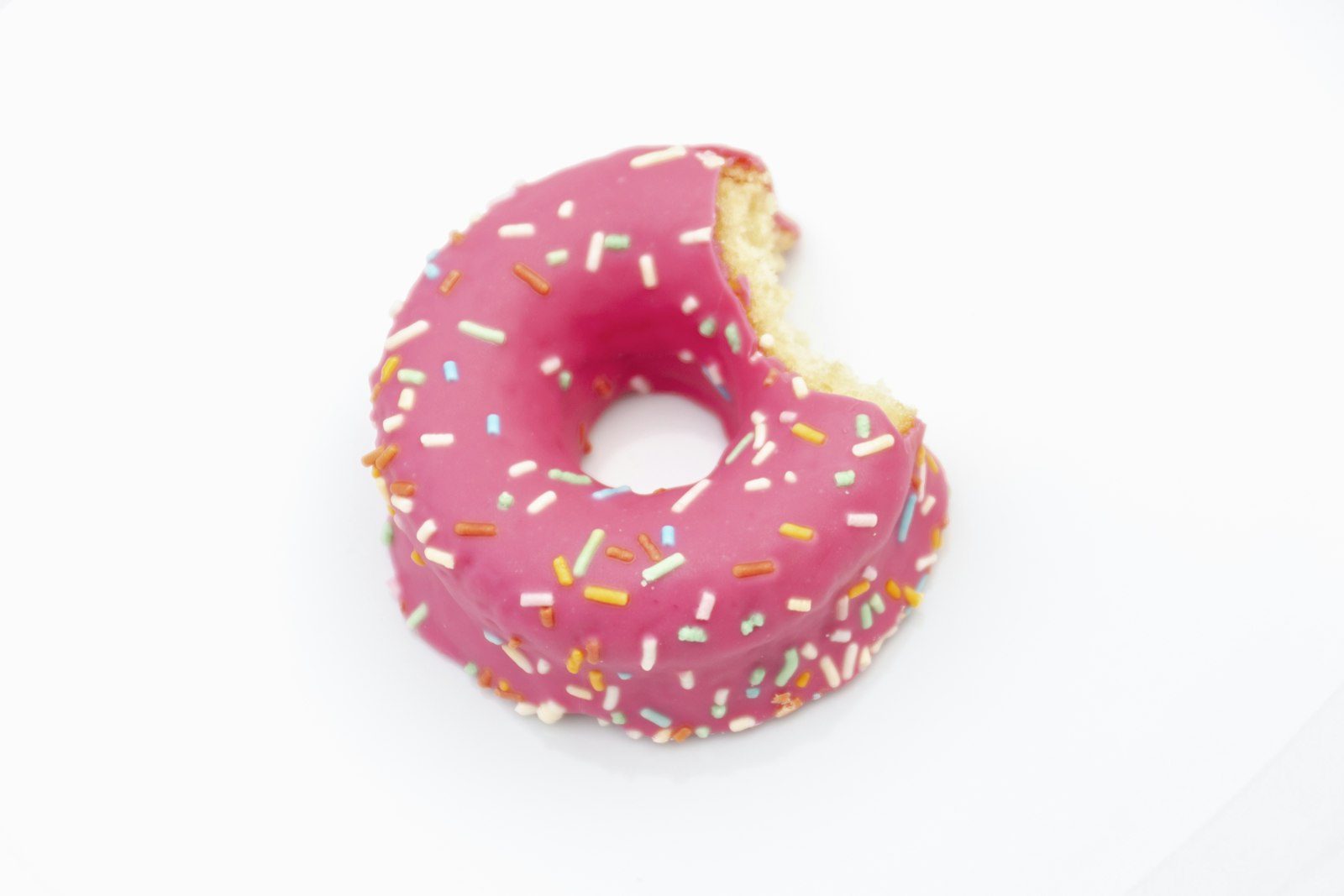 A glazed donut