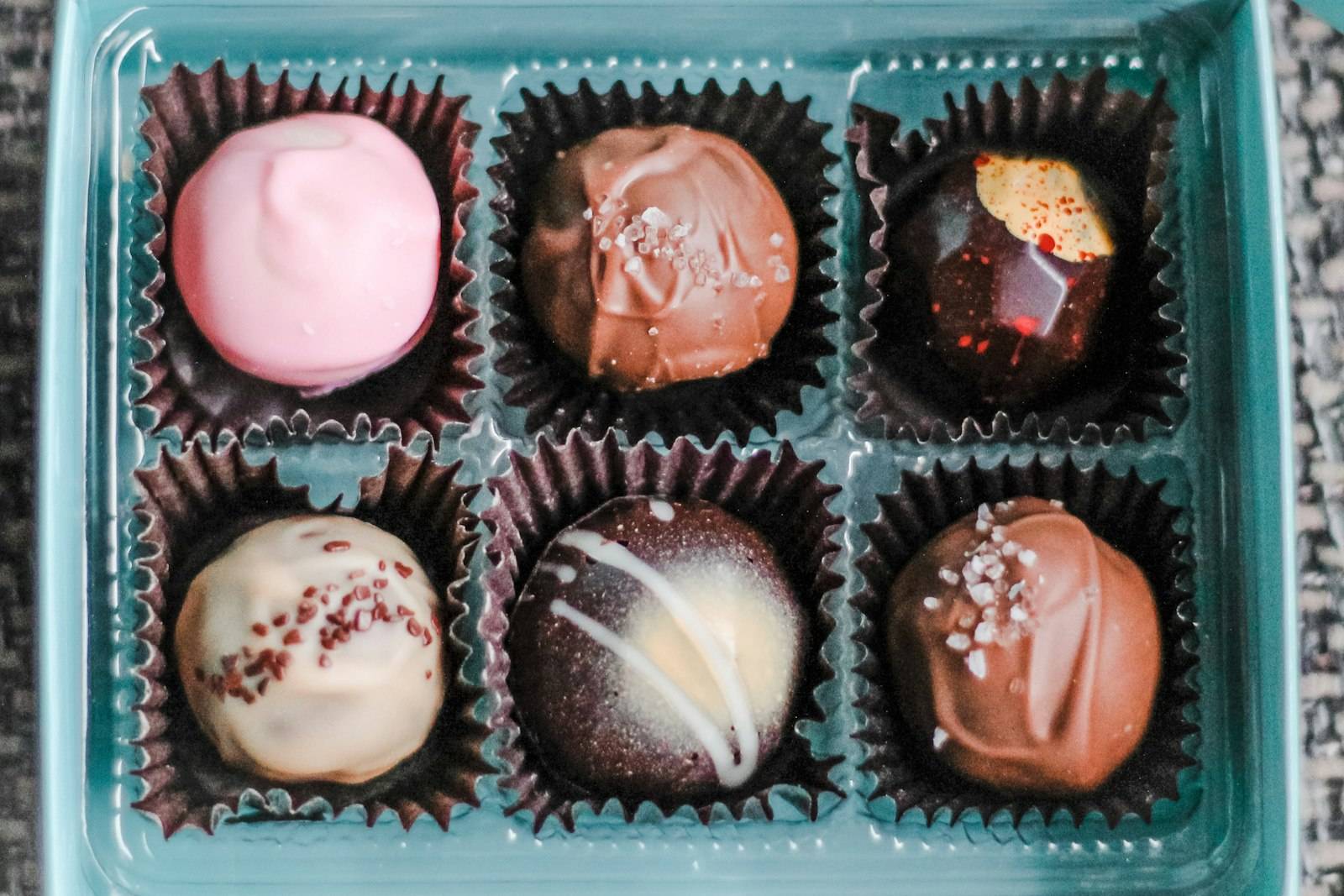 Box of assorted truffles