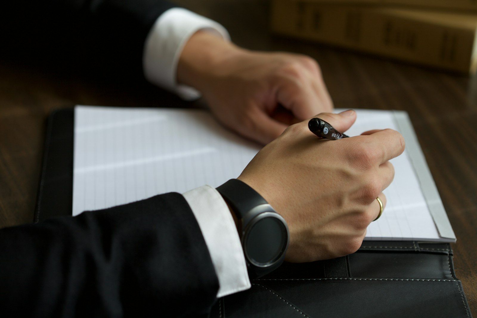 Person signing documents