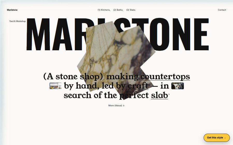 Marlstone Countertops sample website by Cheap Cheap Websites