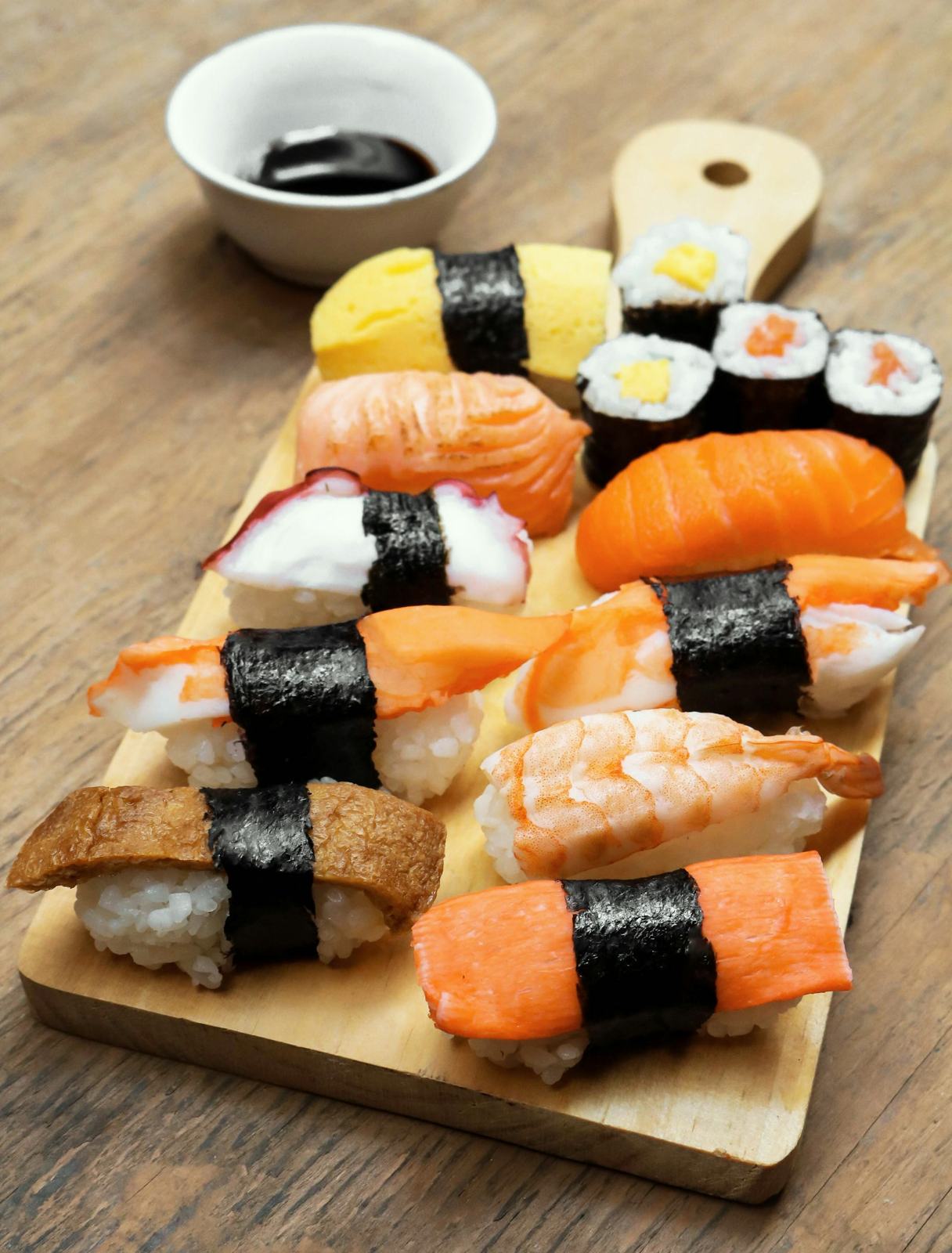 Sashimi slices