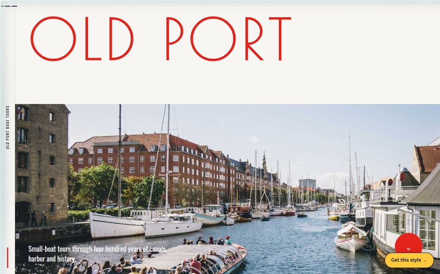 Old Port Boat Tours sample website by Cheap Cheap Websites