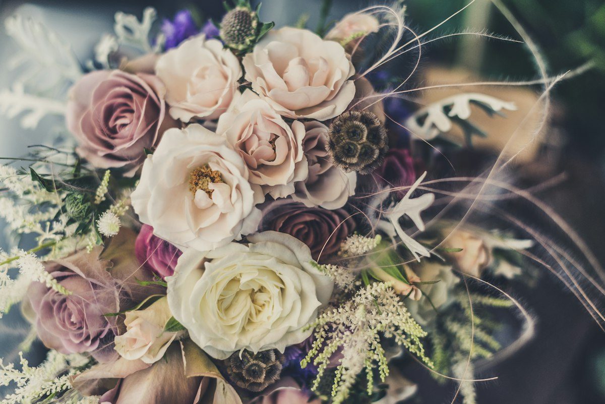 Bouquet assorted-color flowers