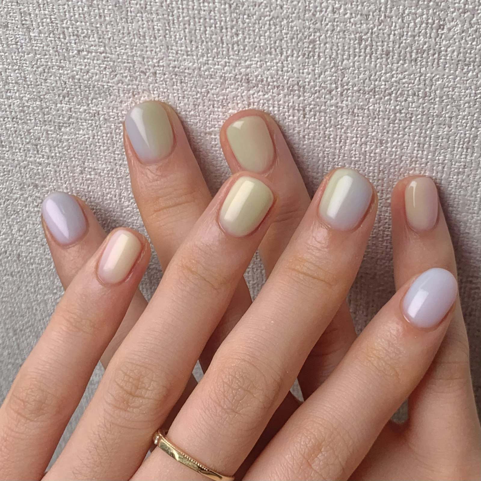 Pastel Shimmer nail set