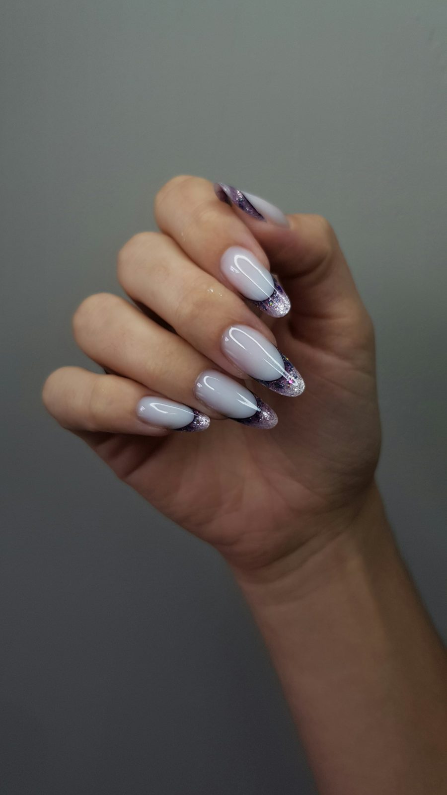 Lilac Almond nail set