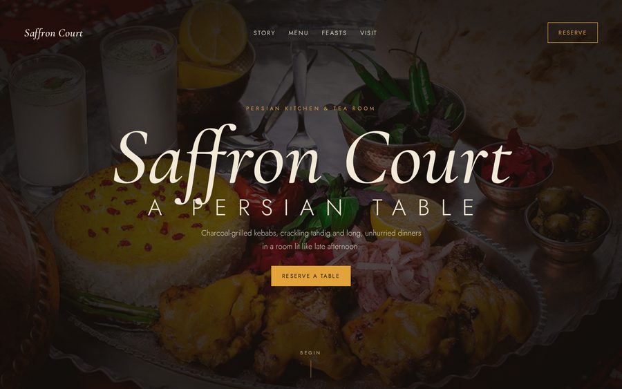 Saffron Court sample website by Cheap Cheap Websites