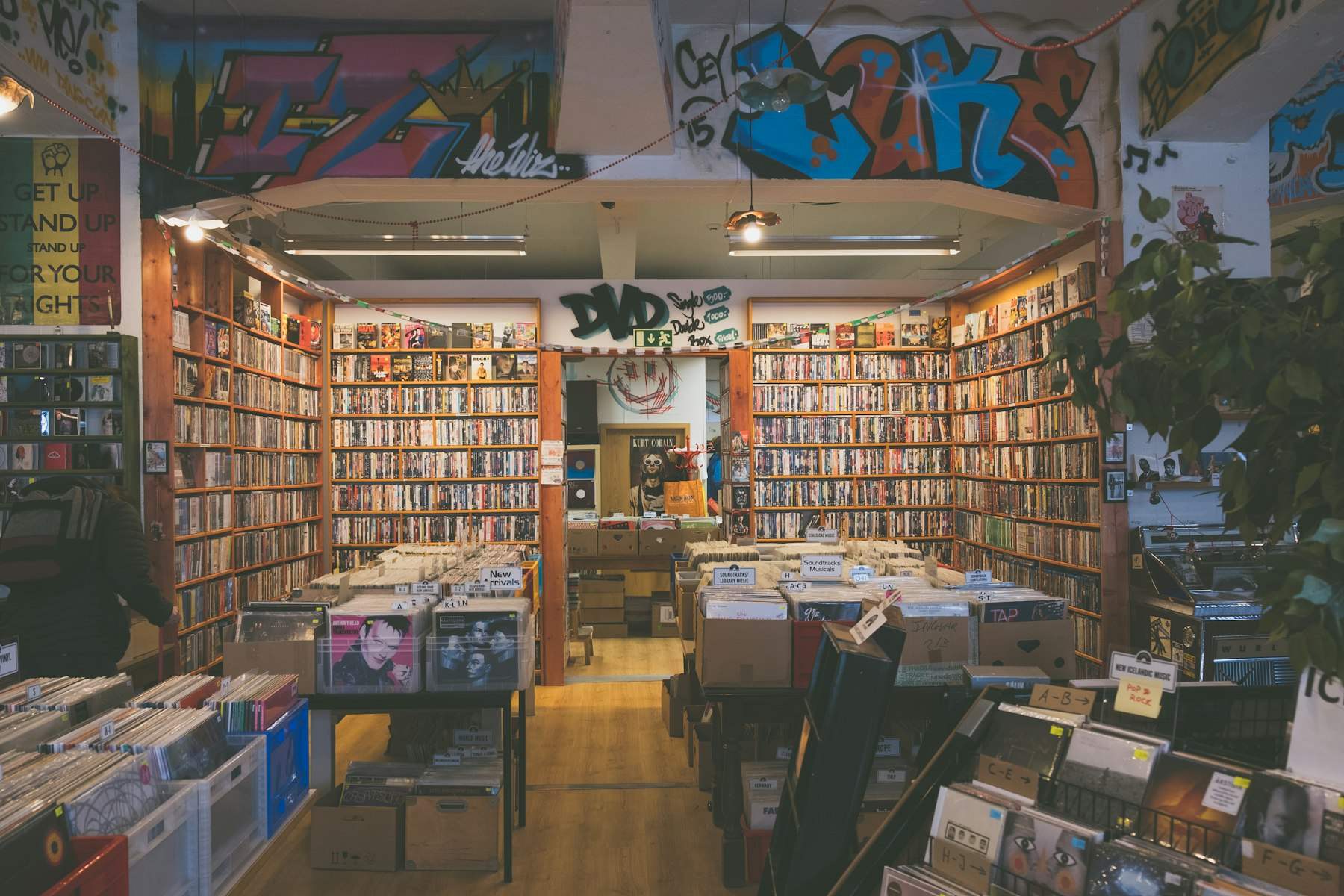Book store interior