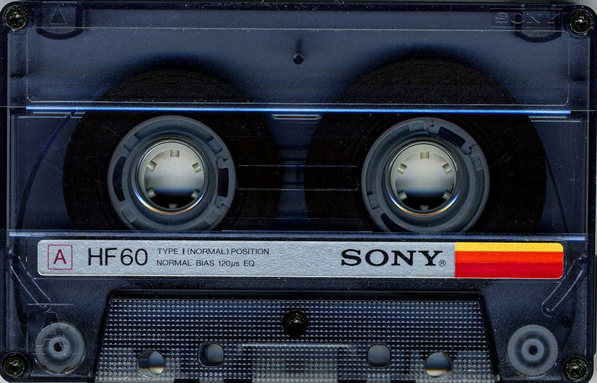 A close up of an audio tape recorder
